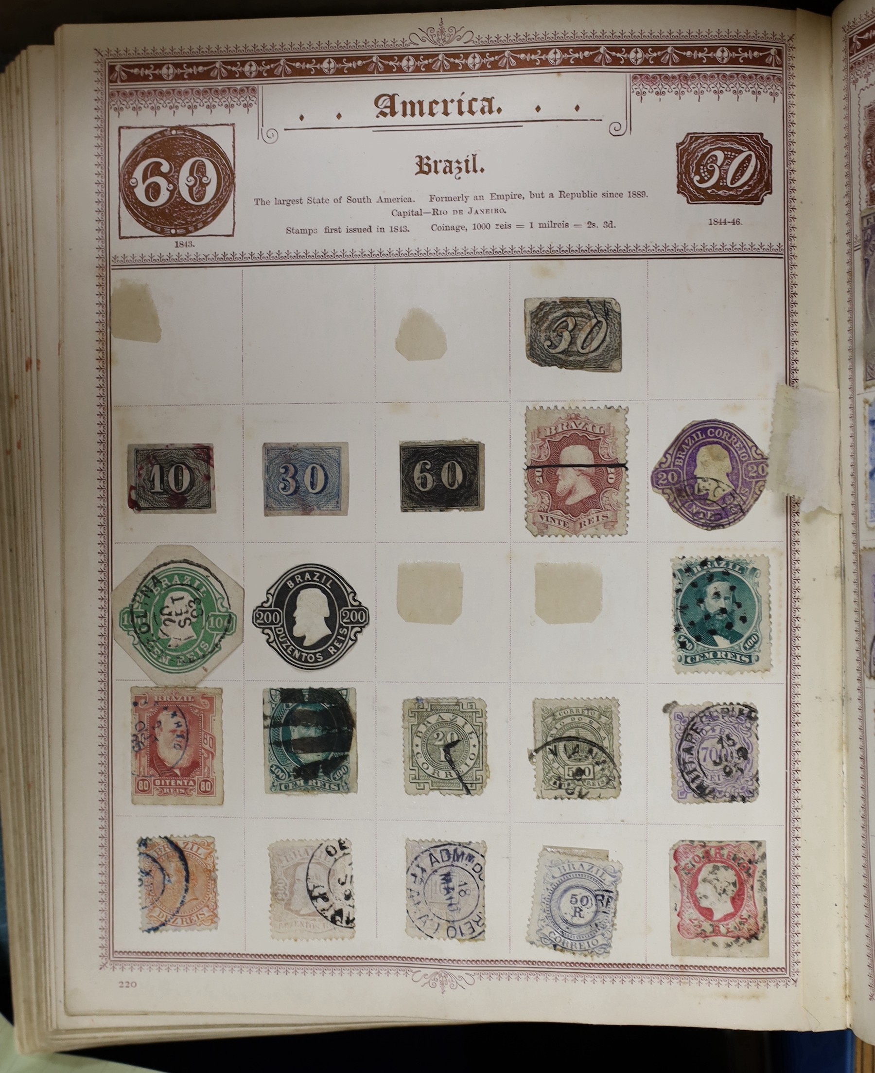World stamps in several albums, stock books with G.B. British Commonwealth and foreign